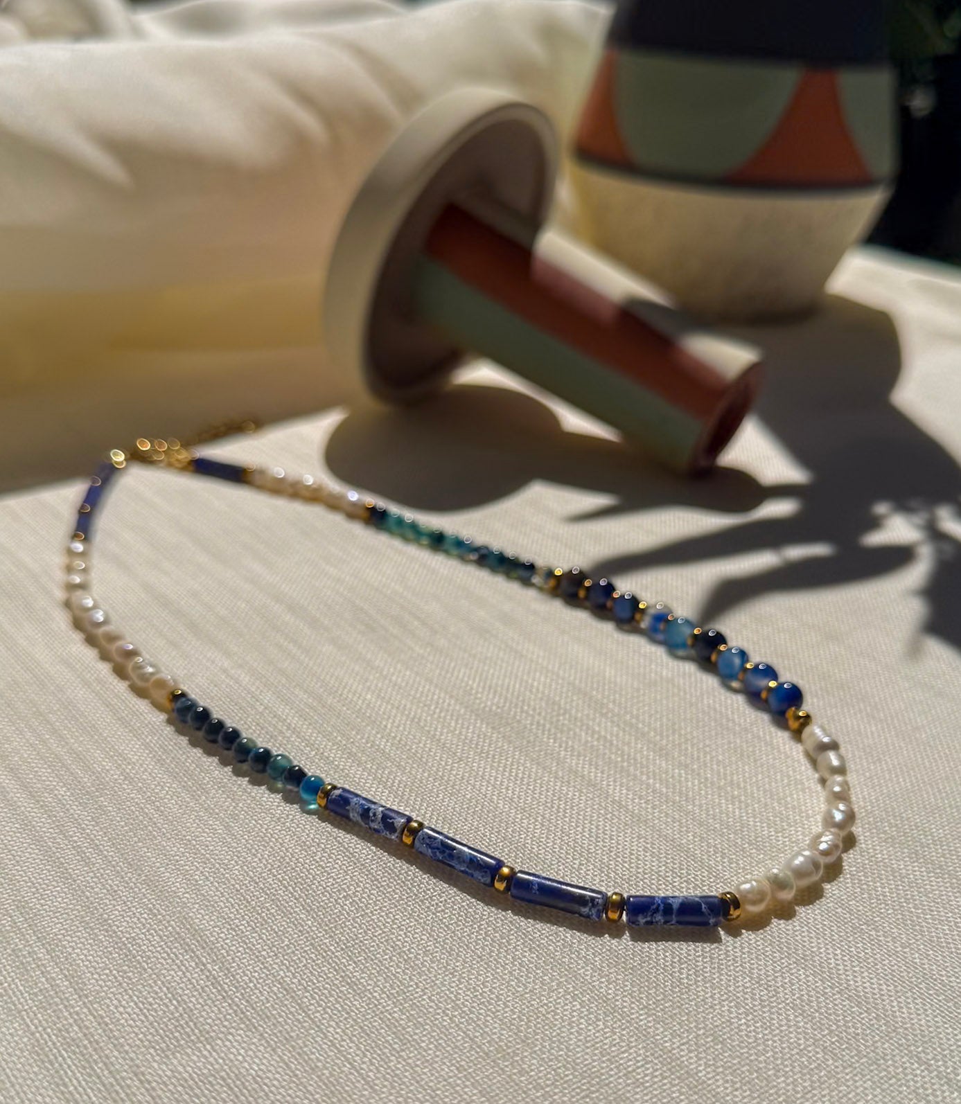 Azure Pearl I Kolye