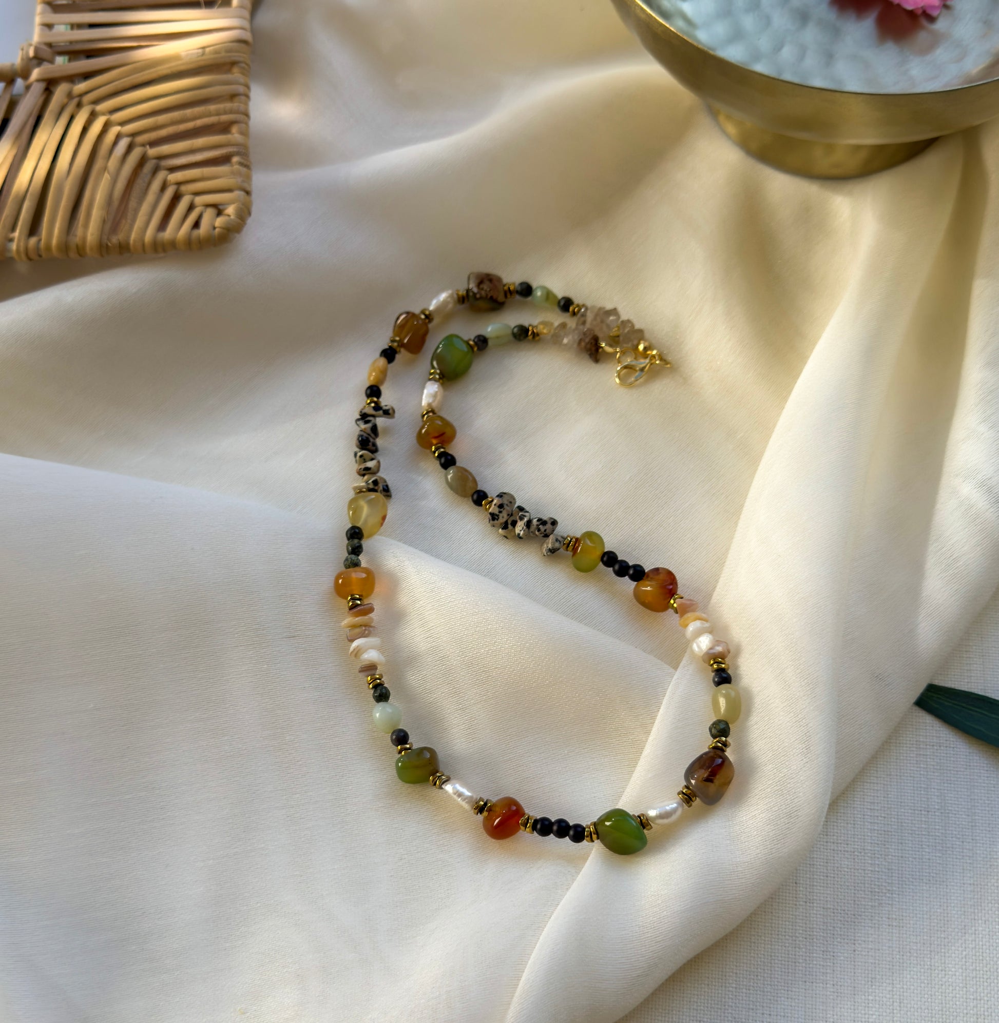 Green Amber I Kolye